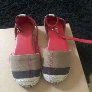 Children’s Burberry Espadrilles